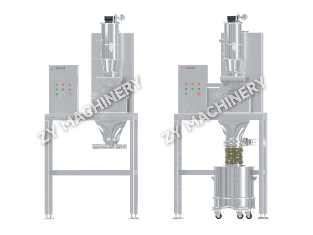 Staubfreie Zerkleinerungsmaschine WF